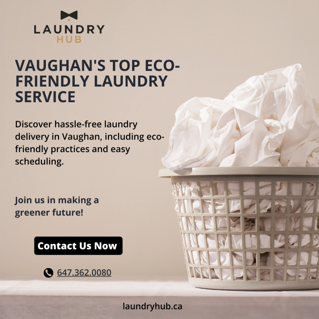 Discover our fold-and-wash laundry service, now available in Vaughan! Our eco-friendly solutions ensure your clothes get the care they deserve while promoting a greener future. Experience unparalleled convenience with our expertly handled laundry service today.